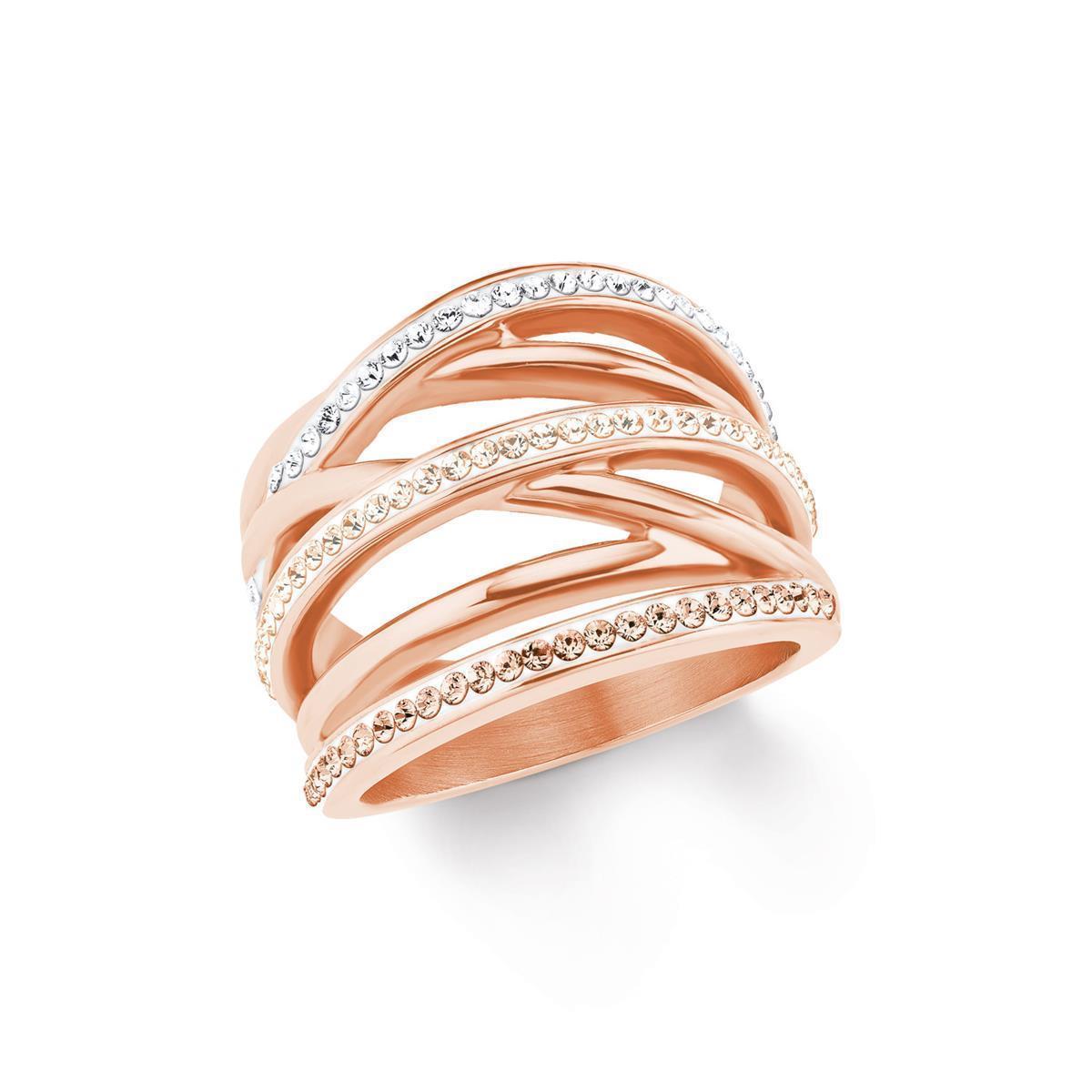 s.Oliver Ring Edelstahl rosévergoldet Gr.60
