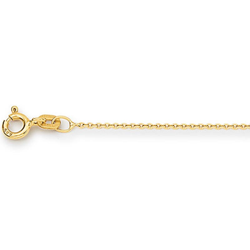 Kette, Gelbgold, 585/-. 45cm