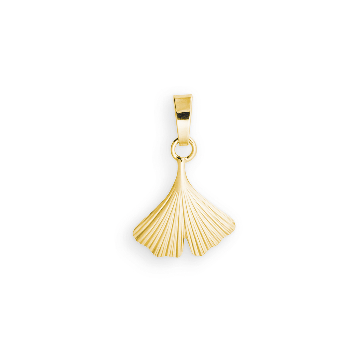 Anhänger Gingko Blatt 585/GG