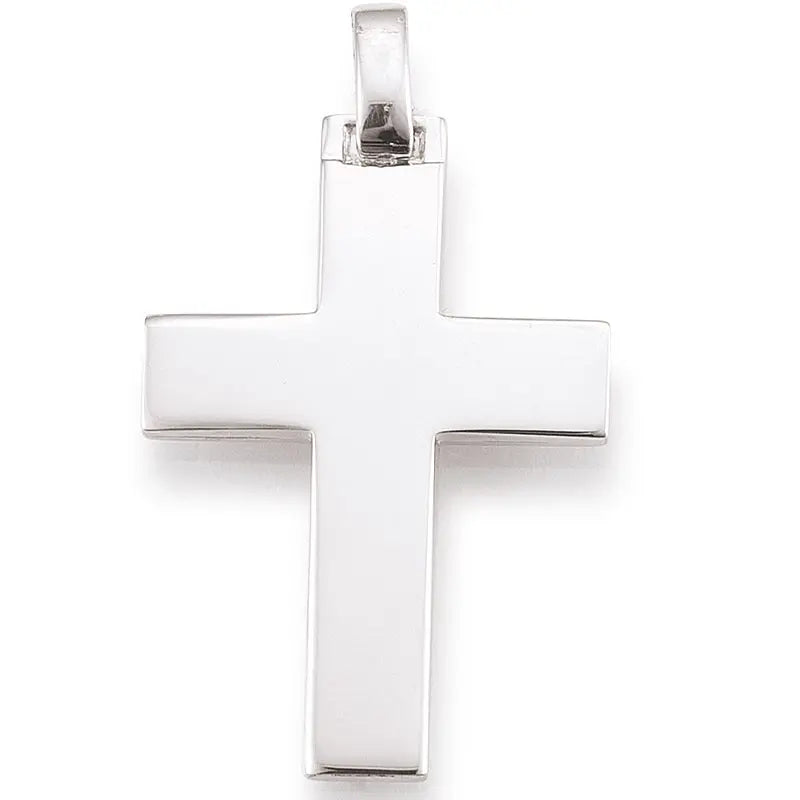 Anhänger Kreuz 925 Silber Rhodiniert