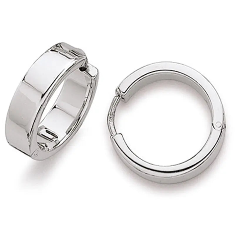 Creolen 925 Silber Rhodiniert