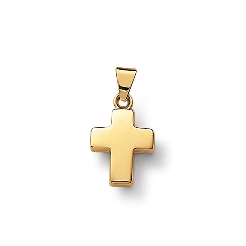 Anhänger Kreuz 585 Gelbgold