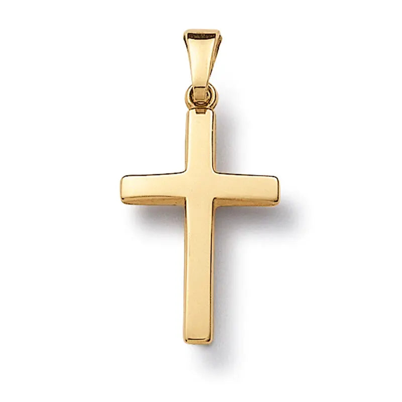 Anhänger Kreuz 585 Gelbgold