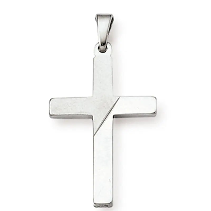 Anhänger Kreuz 925 Silber Rhodiniert
