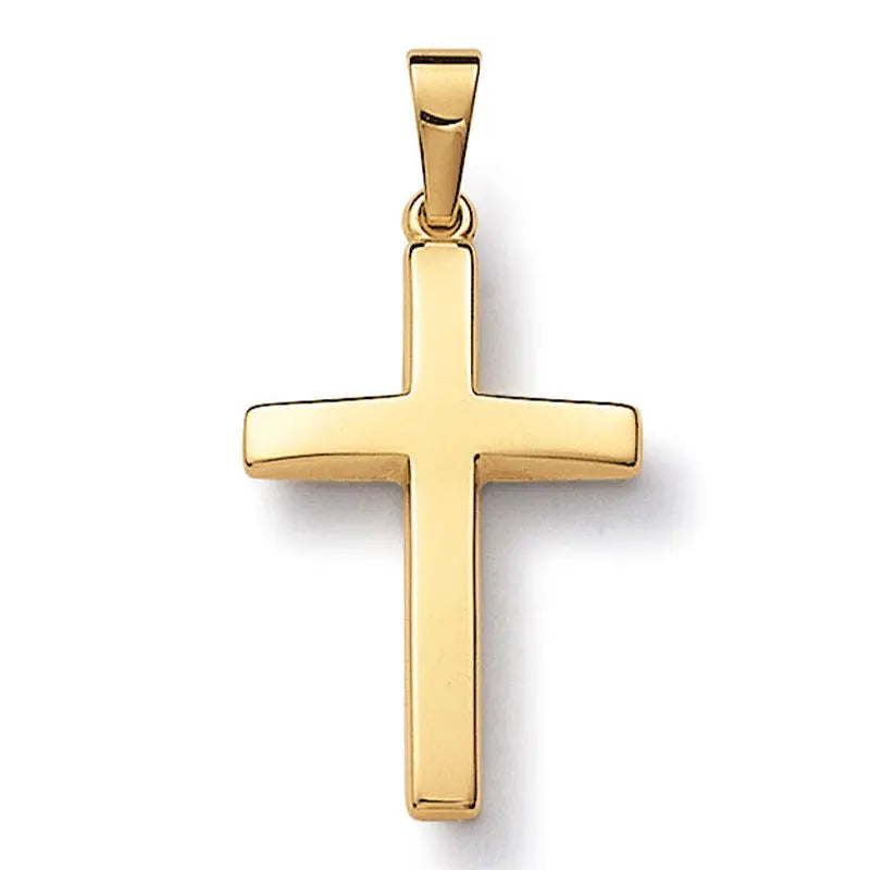Anhänger Kreuz 585 Gelbgold