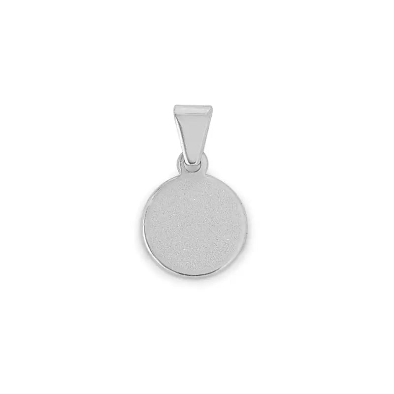 Anhänger Gravurplatte 585 Weißgold