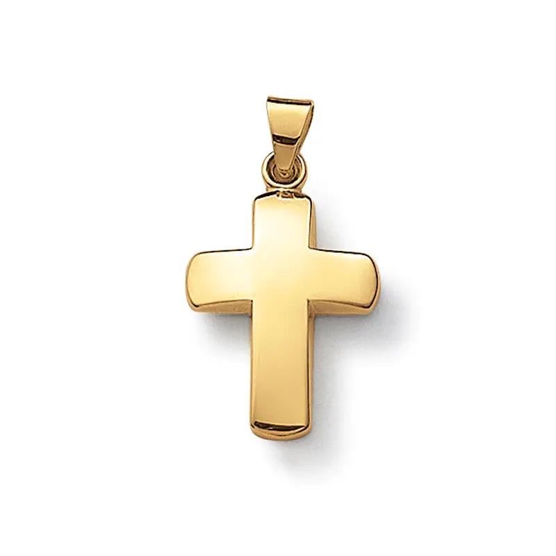 Anhänger Kreuz 585 Gelbgold