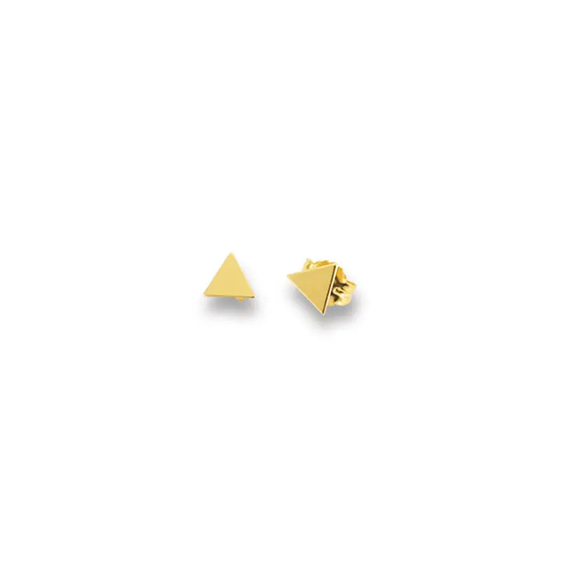 Ohrstecker Dreiecke 585 Gelbgold