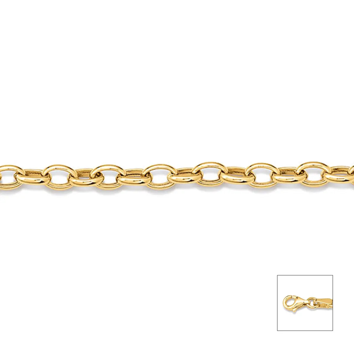Armband 585 Gelbgold 19cm