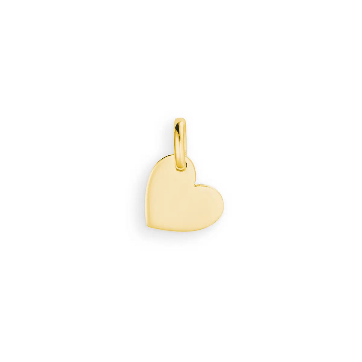 Anhänger Gravurplatte Herz 585 Gelbgold