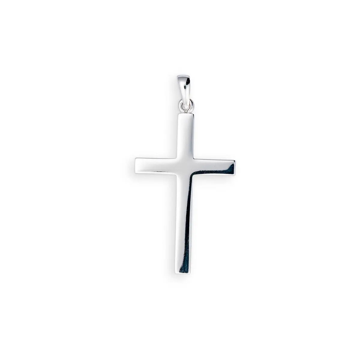 Anhänger Kreuz 585 Weißgold