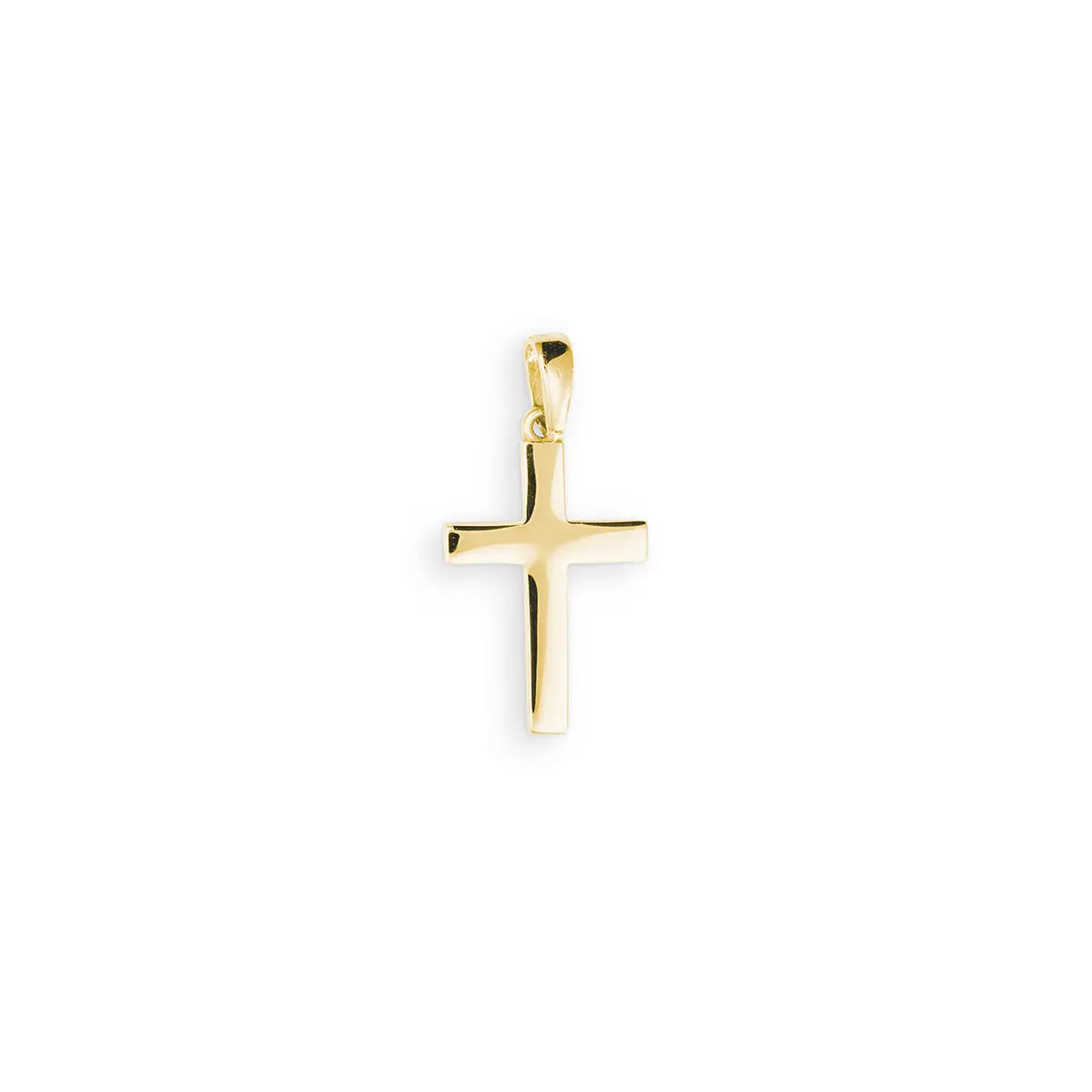 Anhänger Kreuz 585 Gelbgold