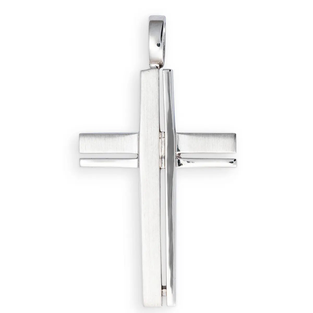 Anhänger Kreuz 925 Silber Rhodiniert