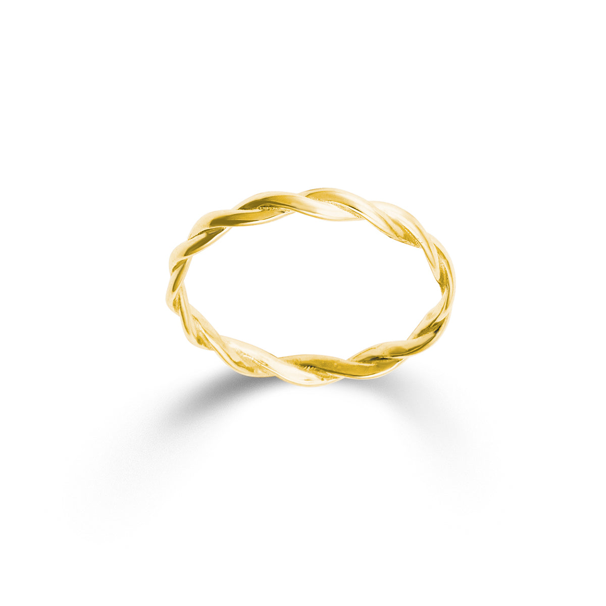 Kordelring in 585 Gelbgold Größe 58 K13560G