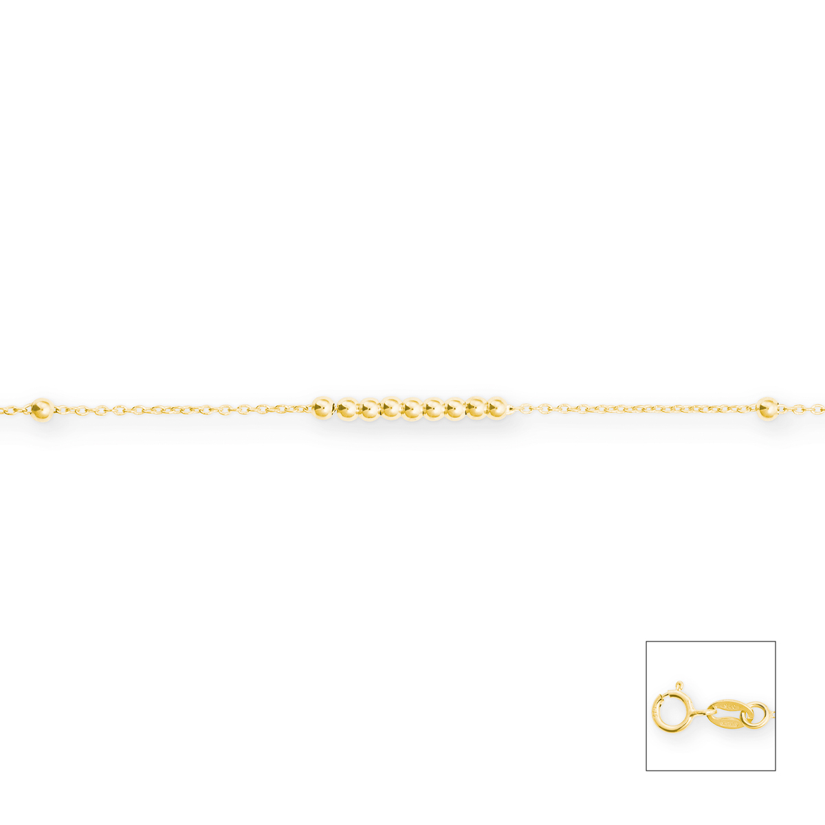 Armband, 375/GG 19cm