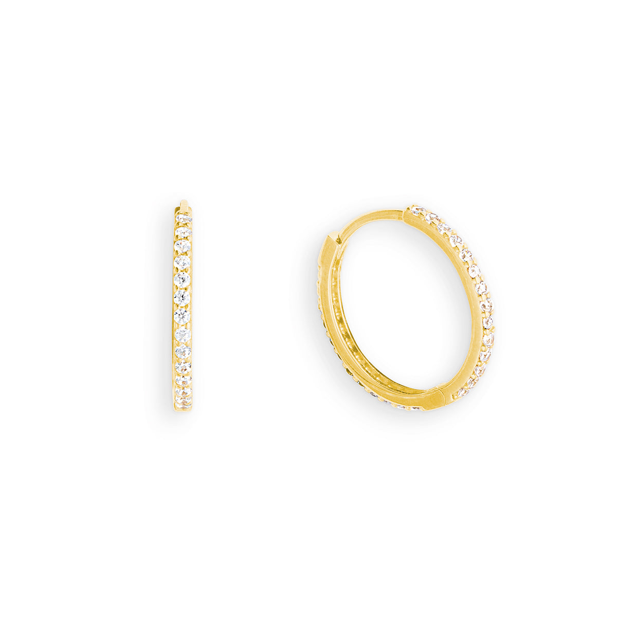 Creolen Gelbgold 375 Zirkonia C311-133/9