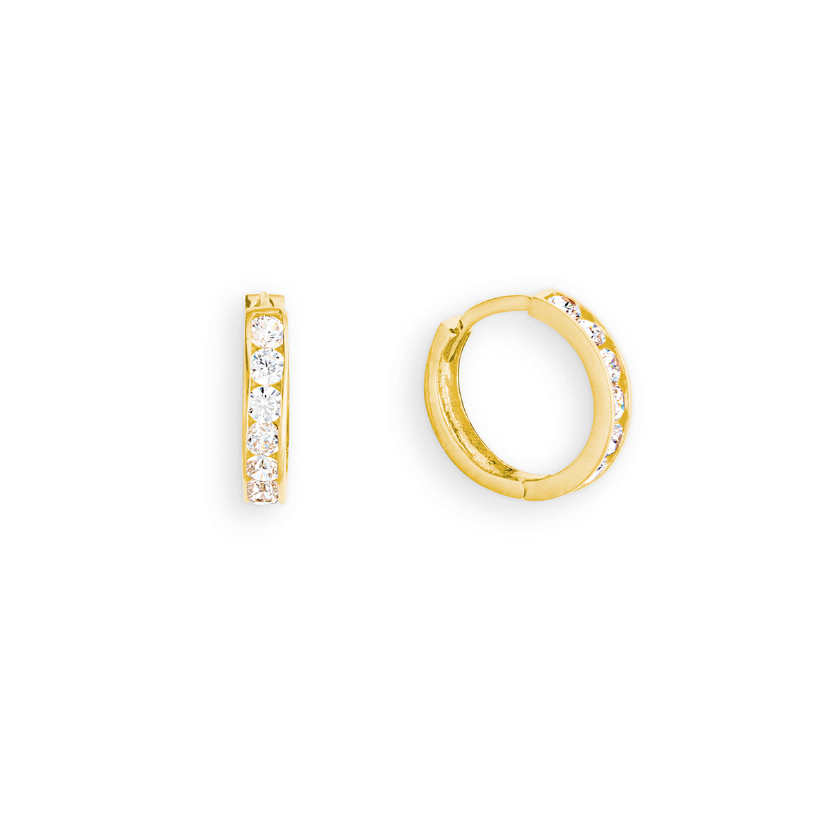 Creolen 375 Gelbgold Zirkonia C311-128/9