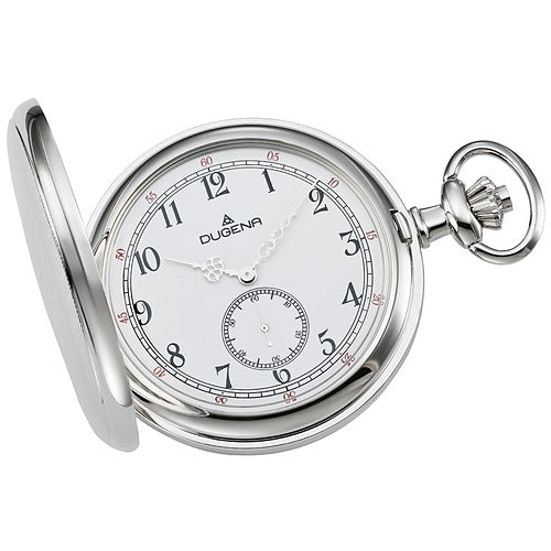 Dugena TU Chrom Savonette Uhr 4461234