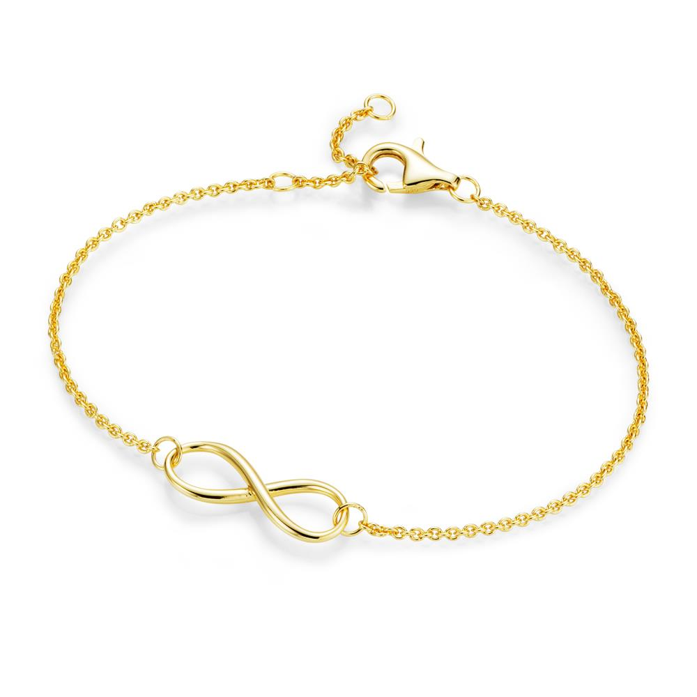 Armband 19 cm 925 Silber gelb vergoldet