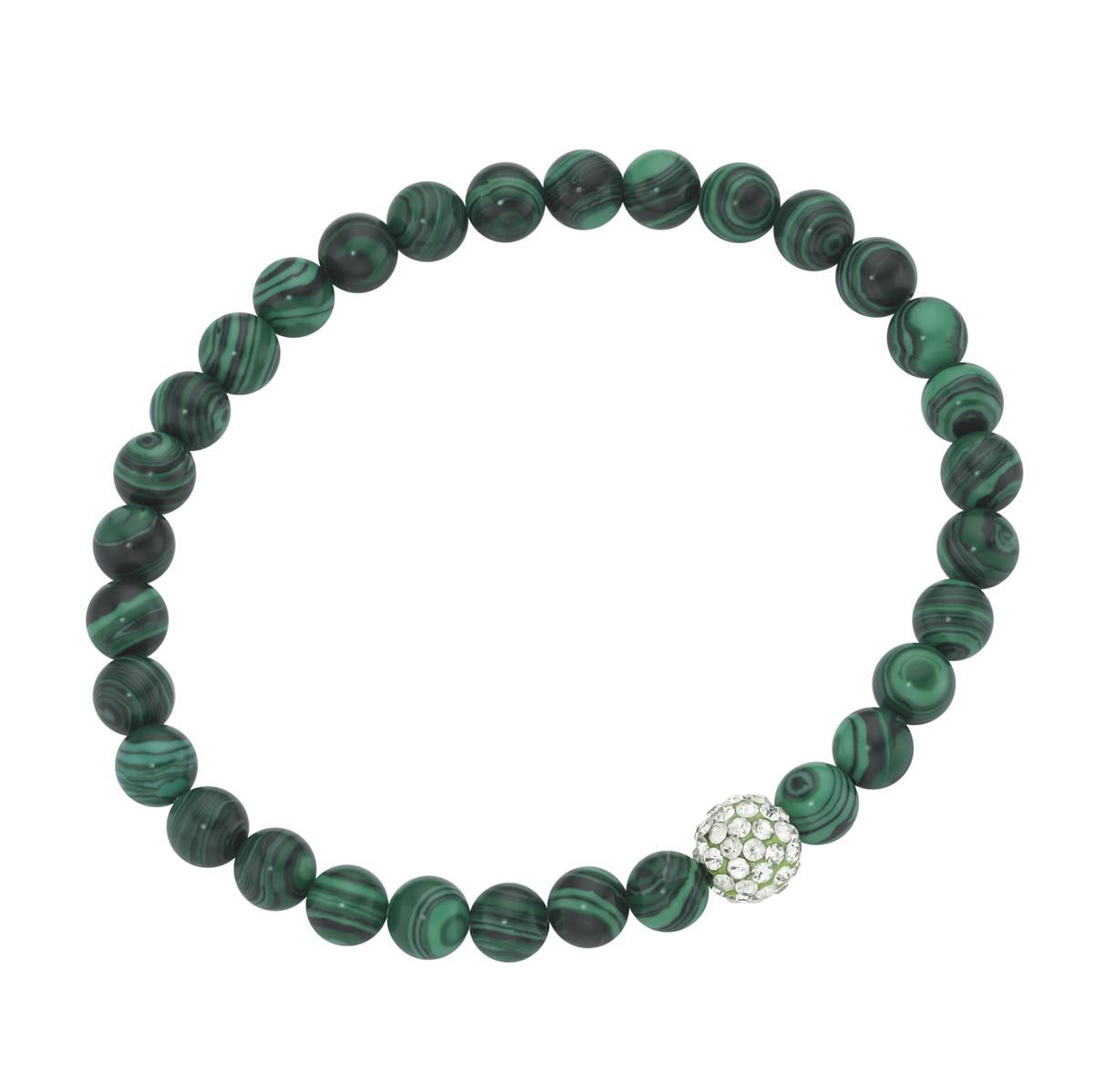 Steinarmband Hoffnung Malachit ca.6mm