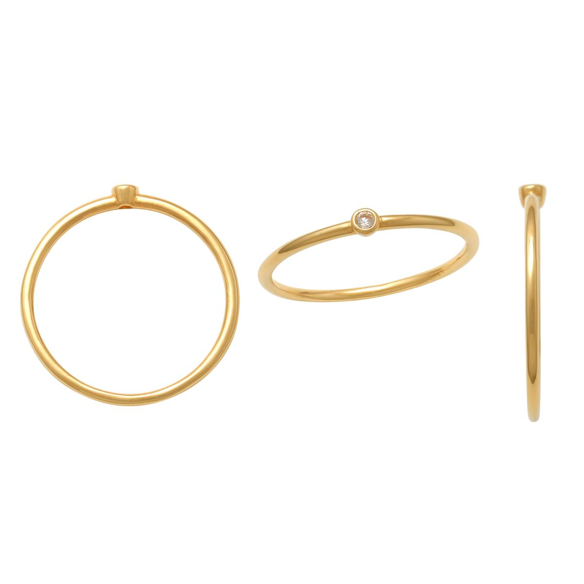 Manuela Carl Ring 14 Karat Gold 54