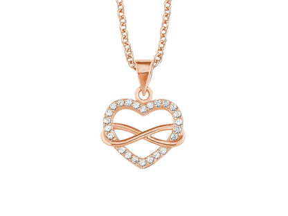 s.Oliver Kette 925/rosévergoldet 42+3cm Zirkonia