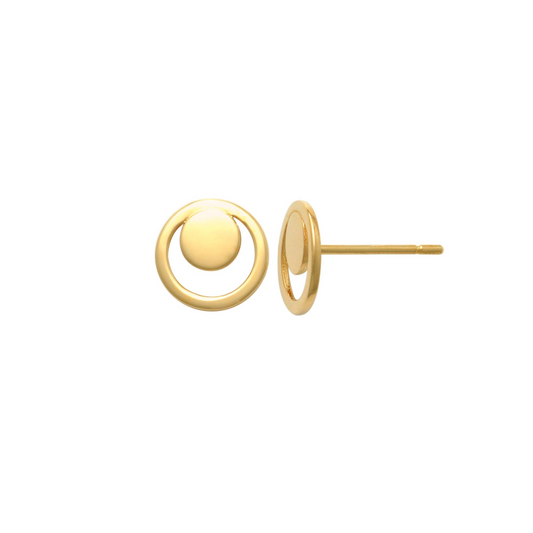 Manuela Carl Ohrstecker Gold 14 Karat 7 mm