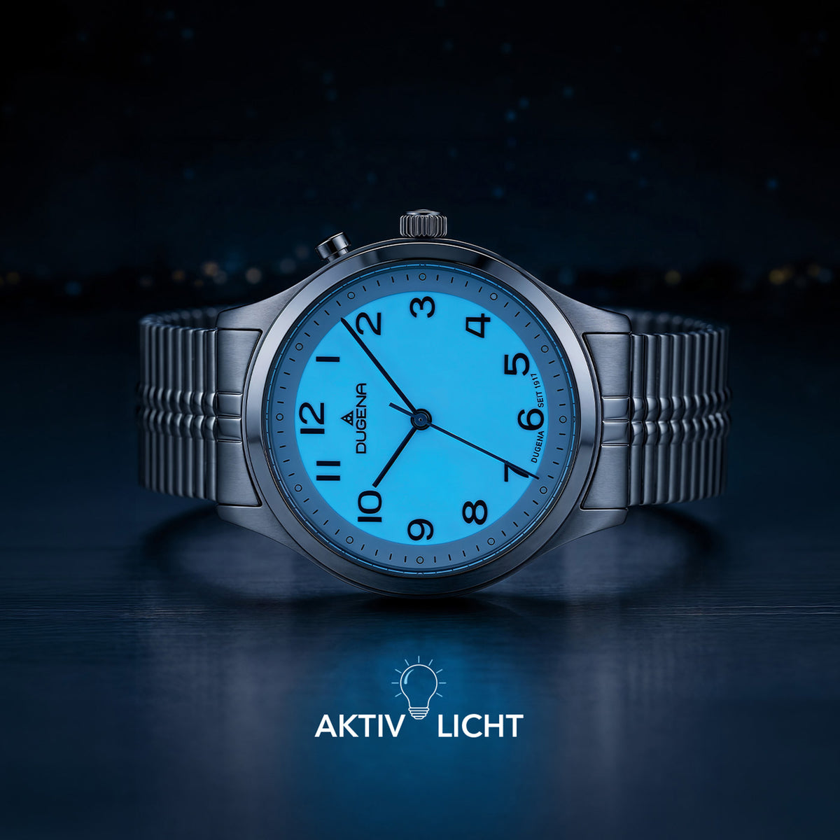 Dugena Bari Licht Uhr 4461247