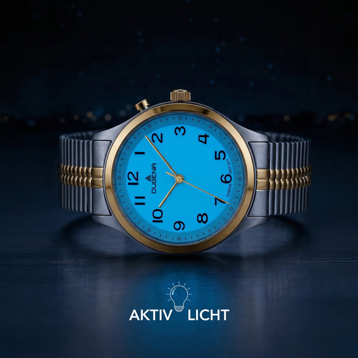Dugena Bari Licht Uhr 4461248