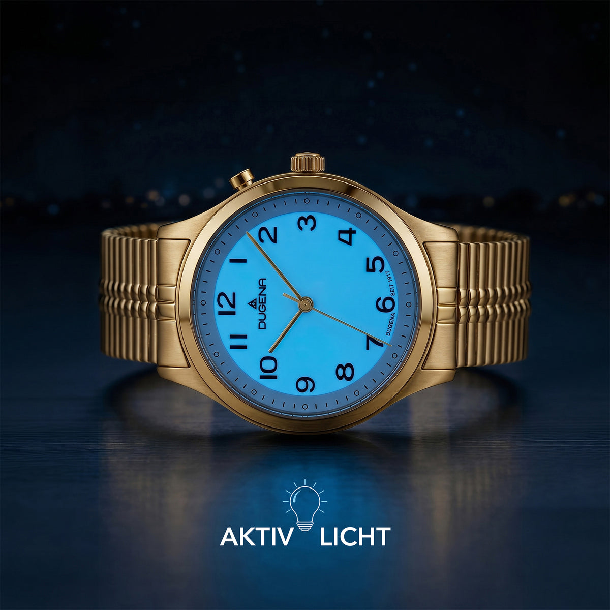 Dugena Bari Licht Uhr 4461249
