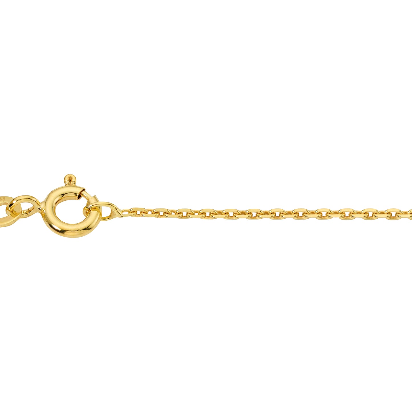 Kette 925/- Anker geschliffen vergoldet 50 cm GA050 / 1,6 mm