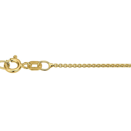 Kette 925/- Venezia rund vergoldet 42 cm V12 / 1,2 mm