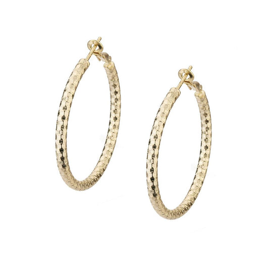 Creolen 925 vergoldet Ø: 40,0 mm Stärke: 3,0 mm