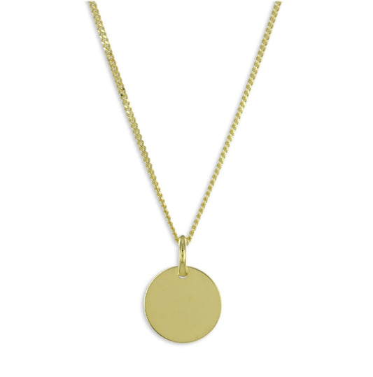 Kette Collier mit Gravurplatte 10mm Silber 925/000 vg