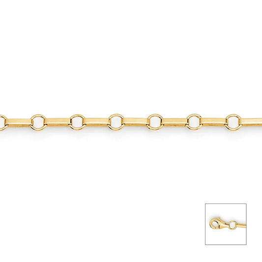 Armband 585 Gelbgold 18,50cm