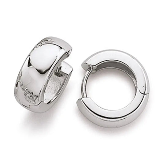 Creolen 925 Silber Rhodiniert