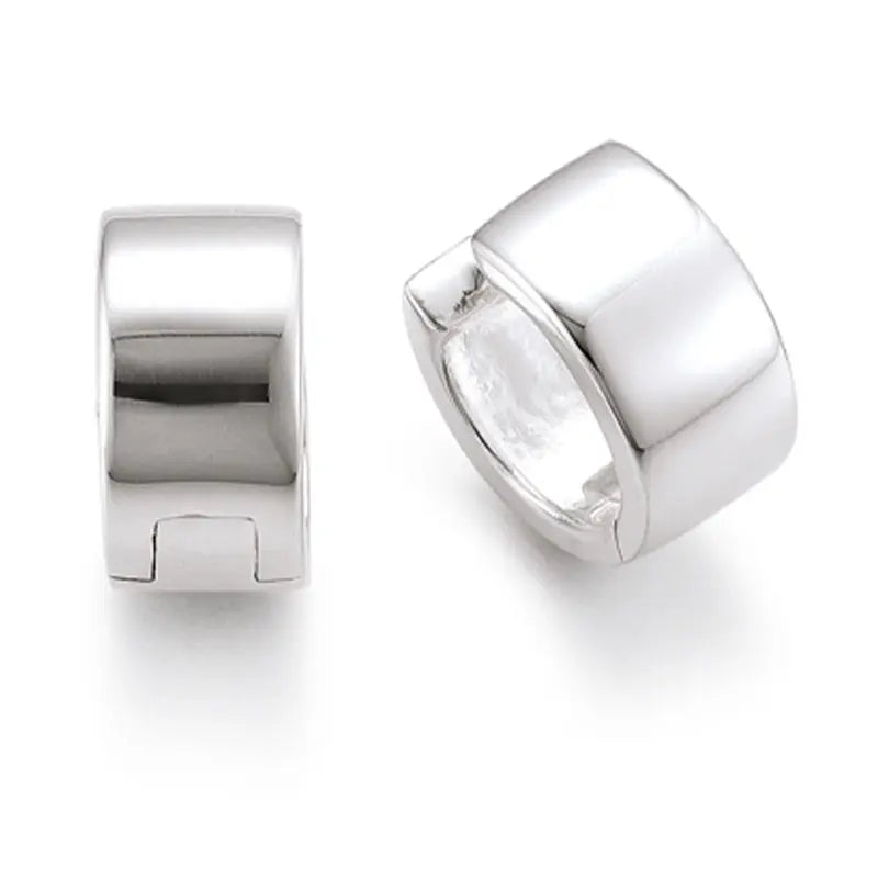 Creolen 925 Silber Rhodiniert