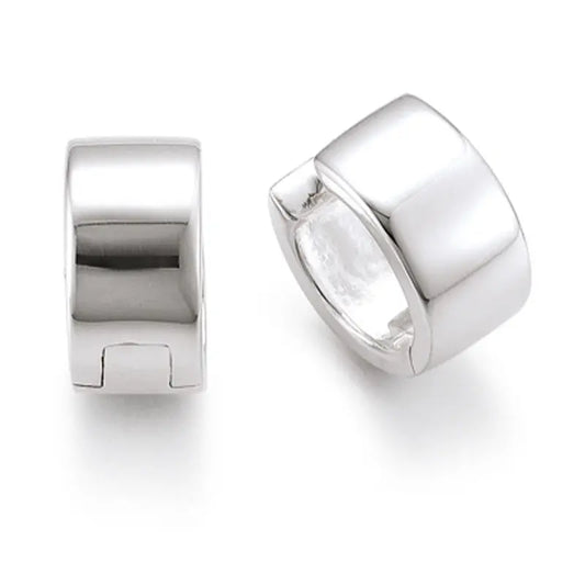 Creolen 925 Silber Rhodiniert