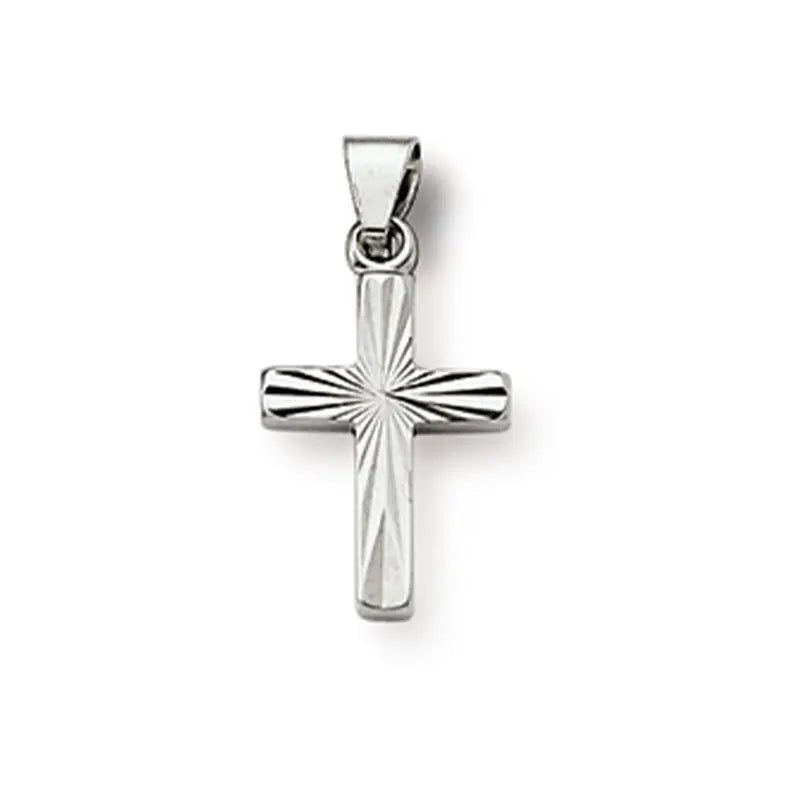 Anhänger Kreu 925 Silber Rhodiniert