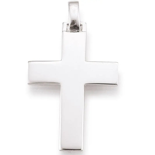 Anhänger Kreuz 925 Silber Rhodiniert