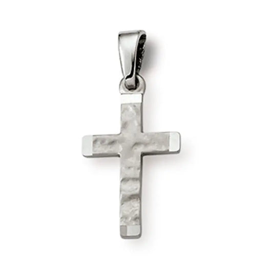 Anhänger Kreuz 925 Silber Rhodiniert