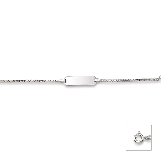 Identarmband 925 Rhodiniert