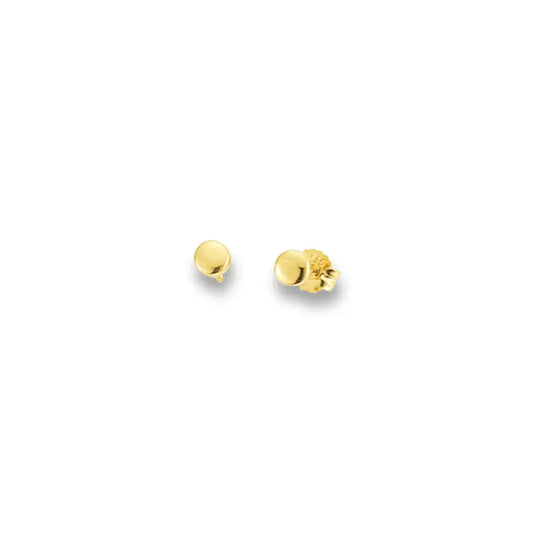 Ohrstecker Knopf 585 Gelbgold