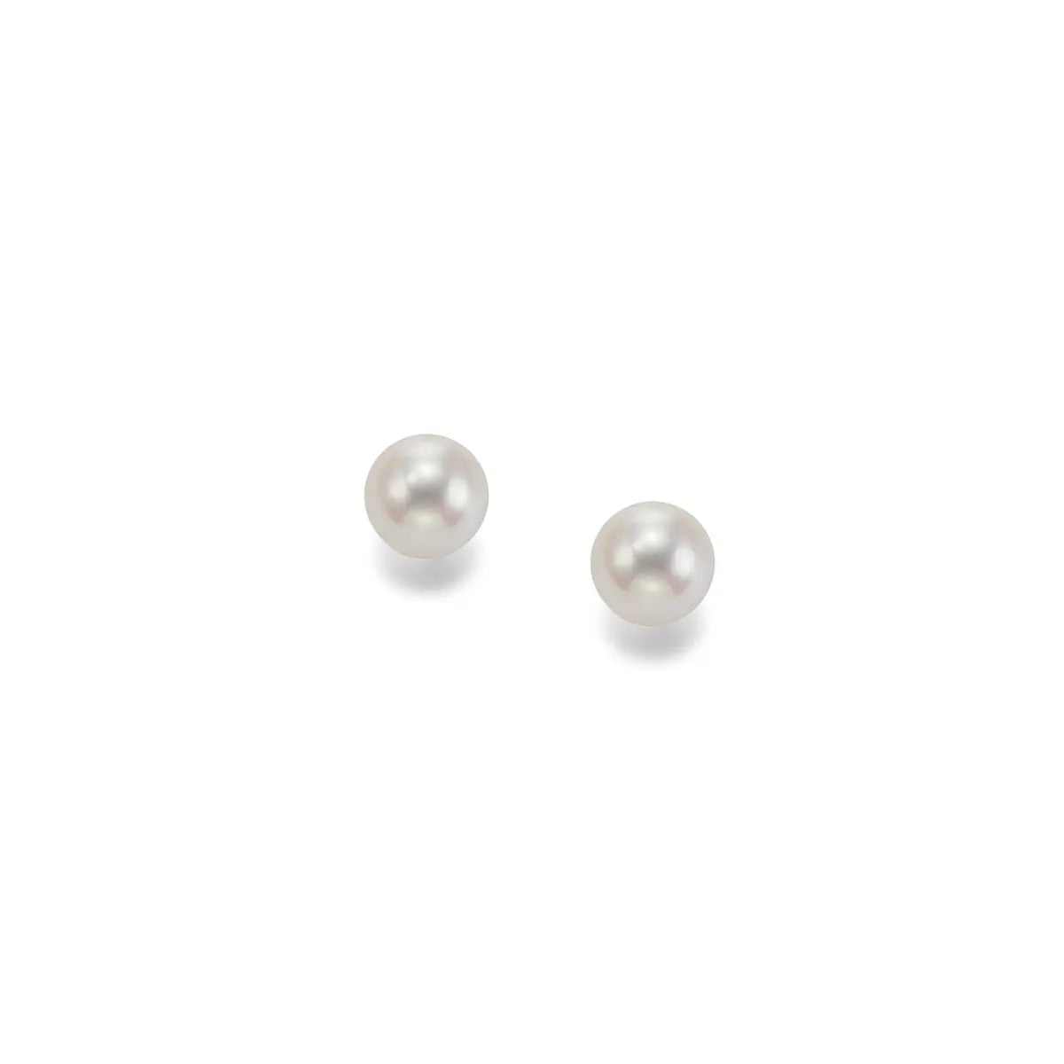 Ohrstecker 585 Gelbgold Süßwasserperle 7,50-8,00mm