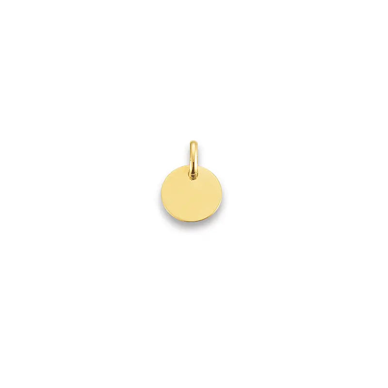 Anhänger Gravurplatte 585 Gelbgold