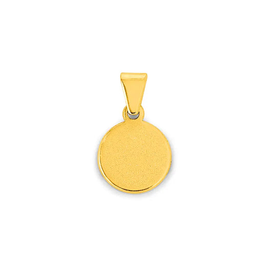 Anhänger Gravurplatte 585 Gelbgold