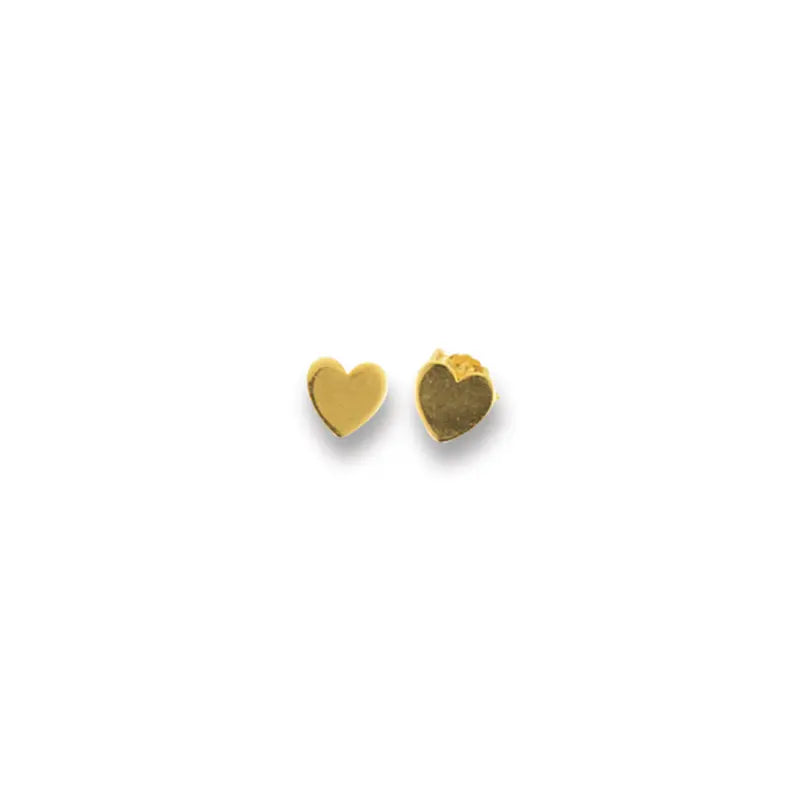 Ohrstecker Herze 585 Gelbgold