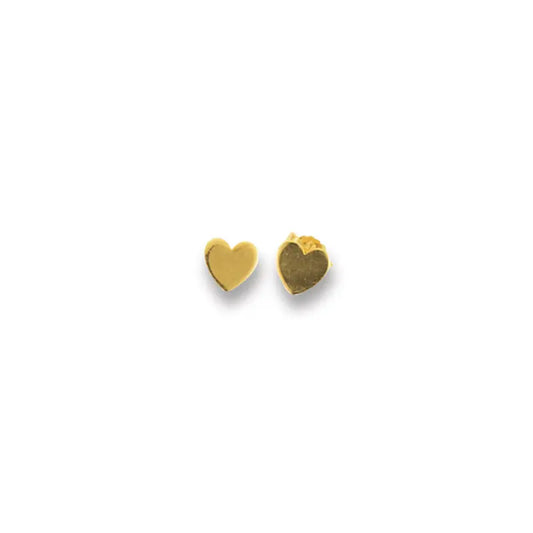 Ohrstecker Herze 585 Gelbgold
