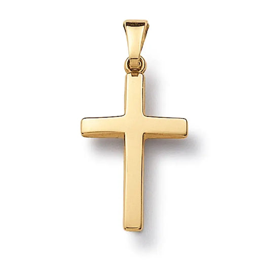 Anhänger Kreuz 585 Gelbgold