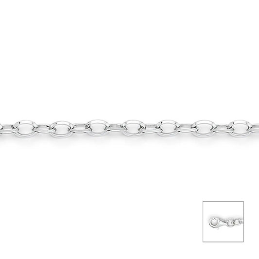 Armband 585 Weißgold 18cm